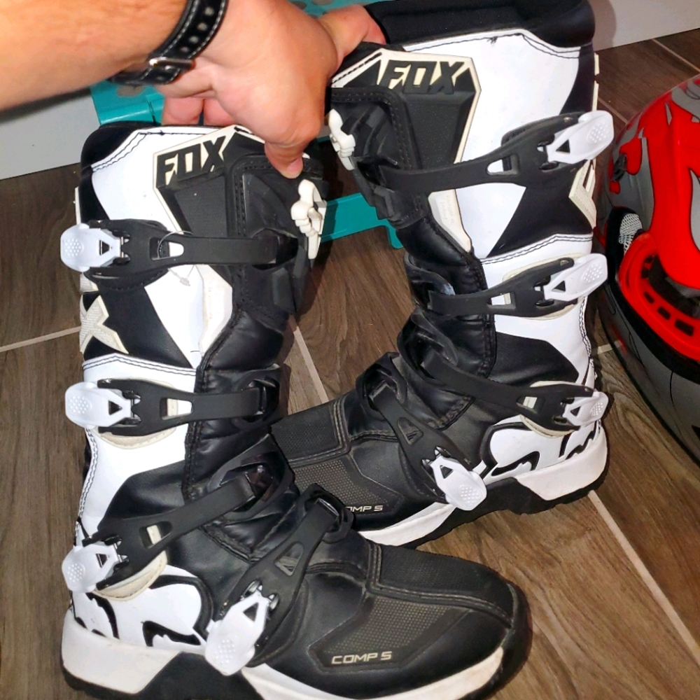 Fox Comp 5 Youth Dirt Bike Riding Boots
